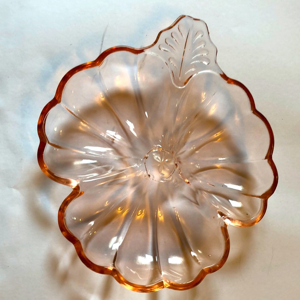 Pink Glass Dish